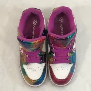 Heelys Shoes Heelys Motion Plus 776 White Rainbow Glitter Uni
